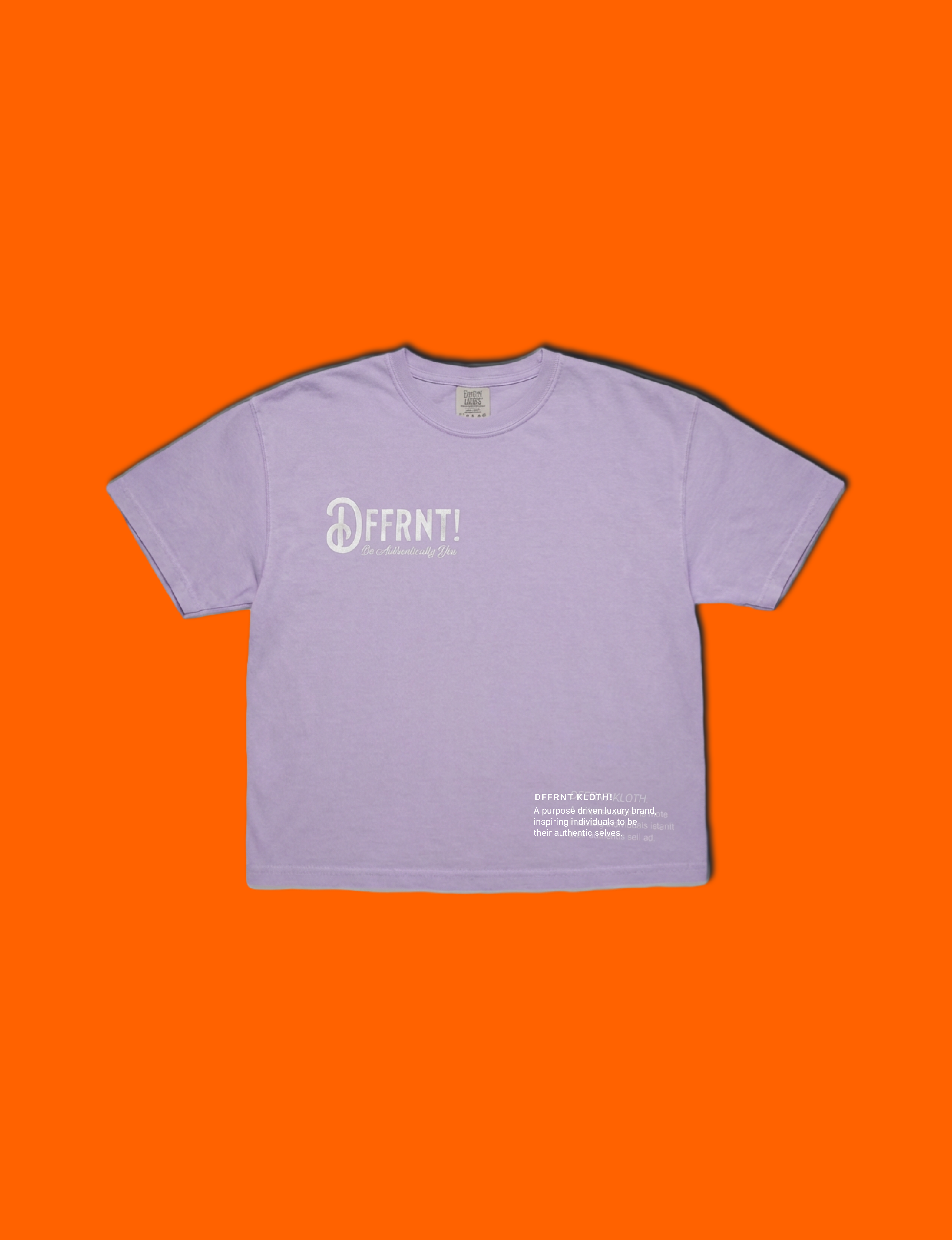 The DFFRNT! Statement Cropped T-Shirt