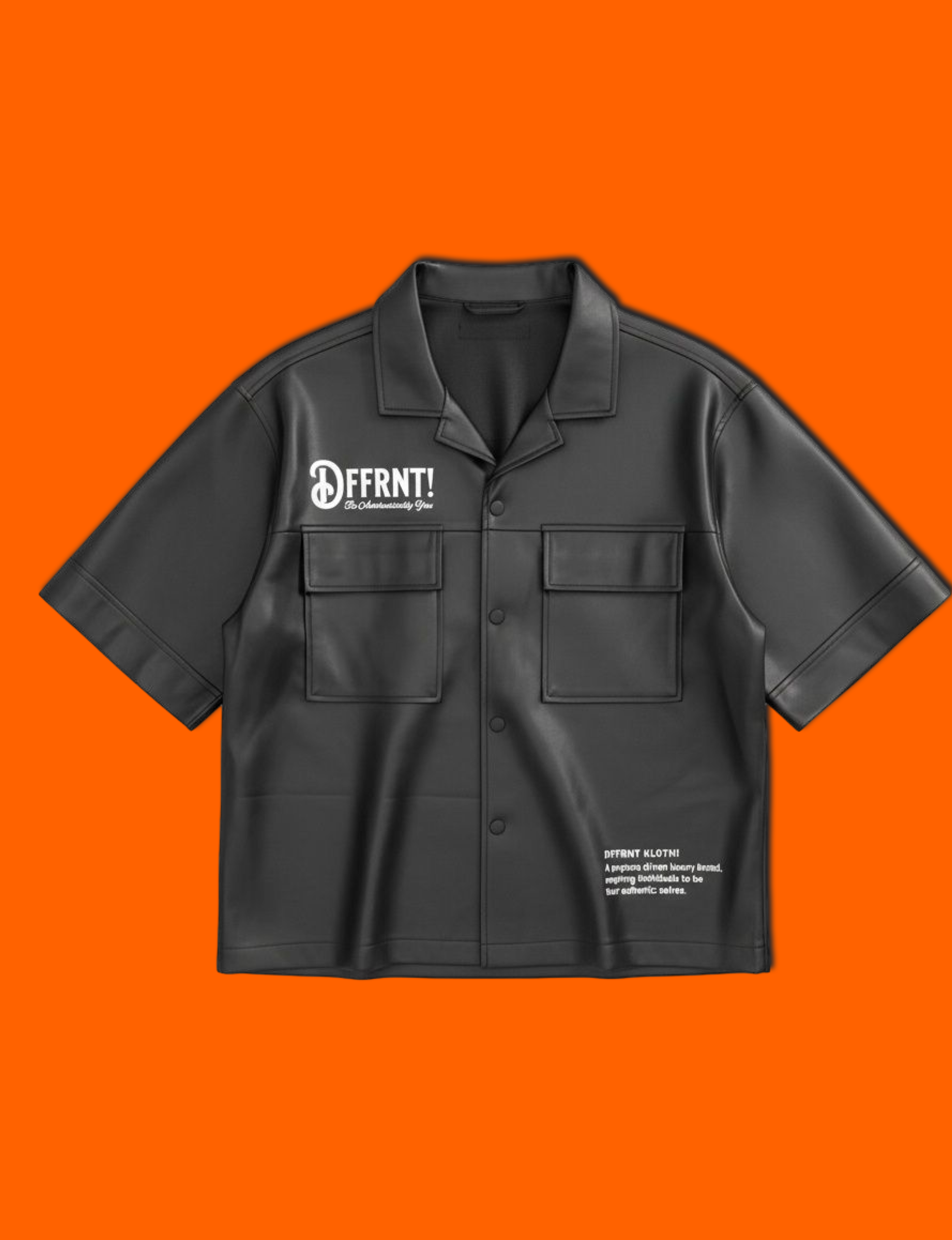 The DFFRNT! SYMBOL Button-up (Black)