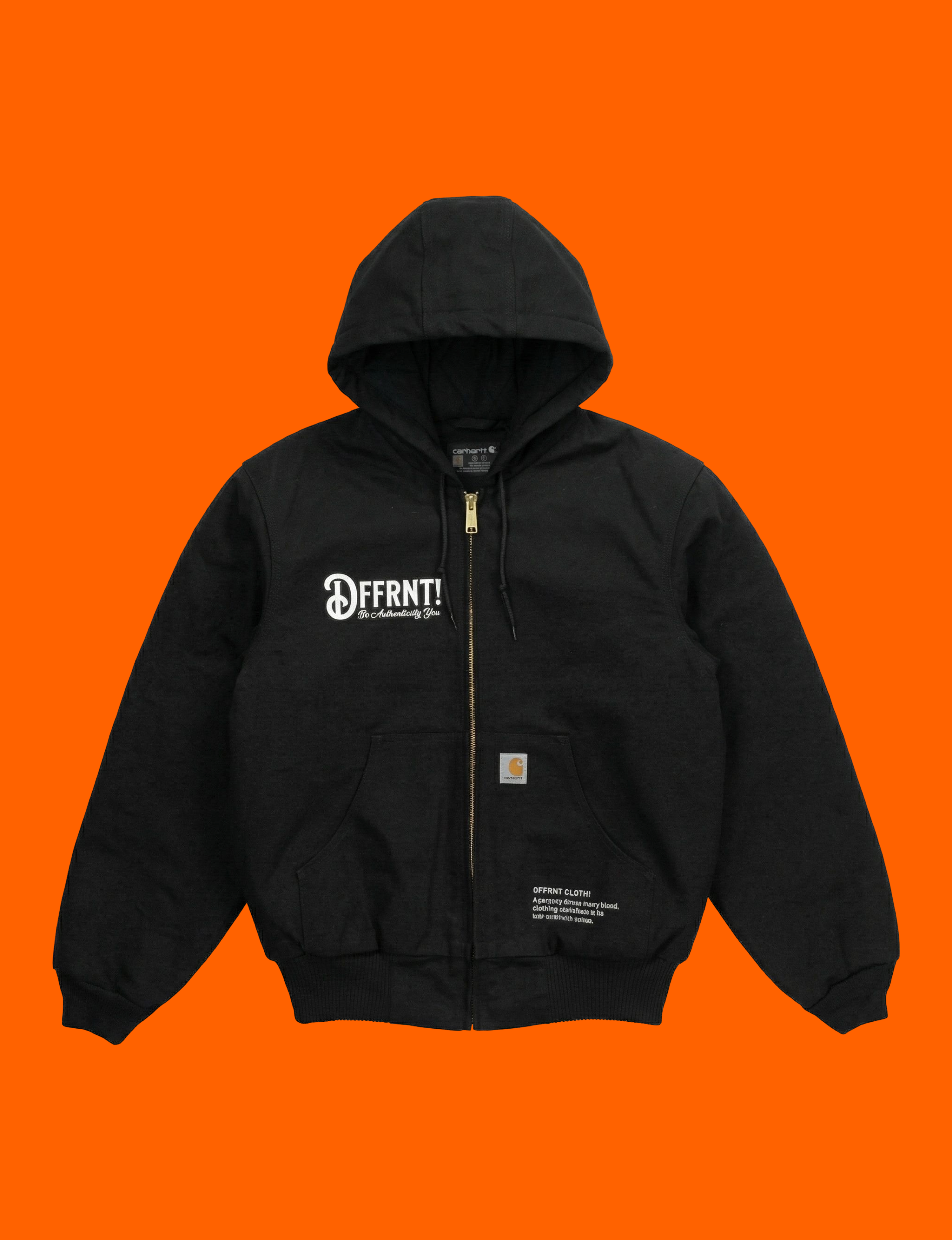 The “BE YOU” Zip-up Coat (Carhartt Edition)