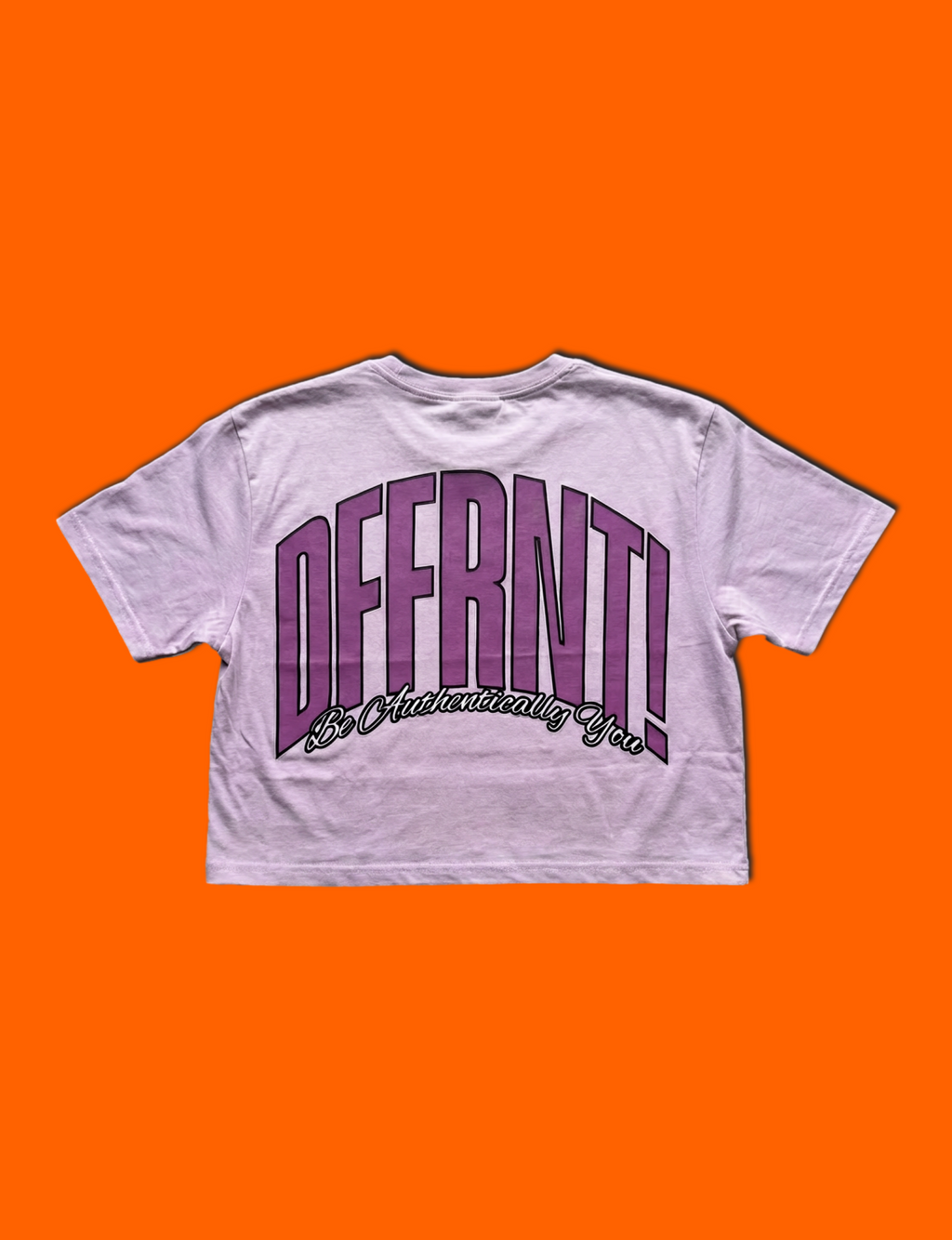 The DFFRNT! Statement Cropped T-Shirt