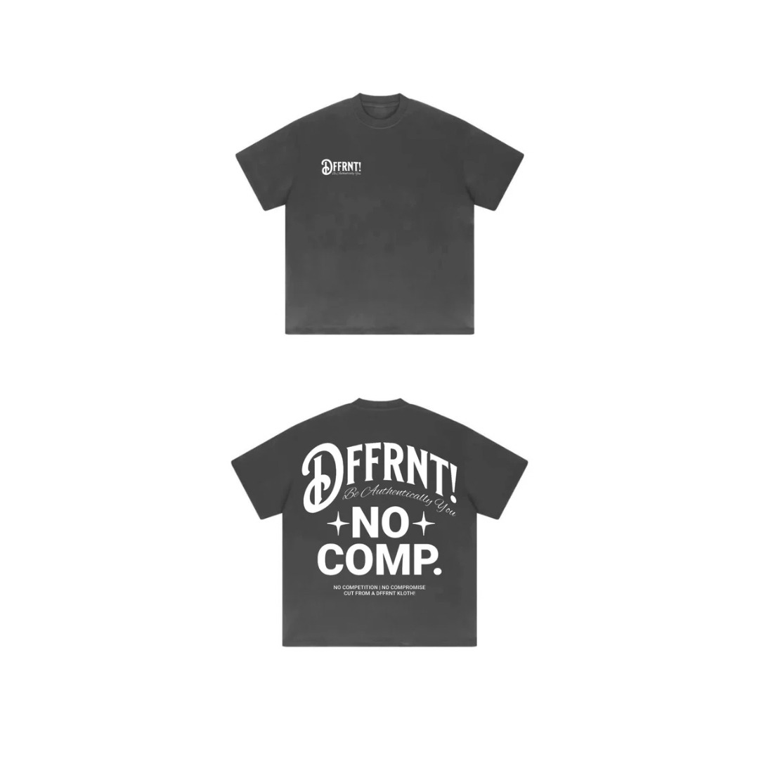 (DARK GREY) NO COMP. HEAVYWEIGHT T-SHIRT