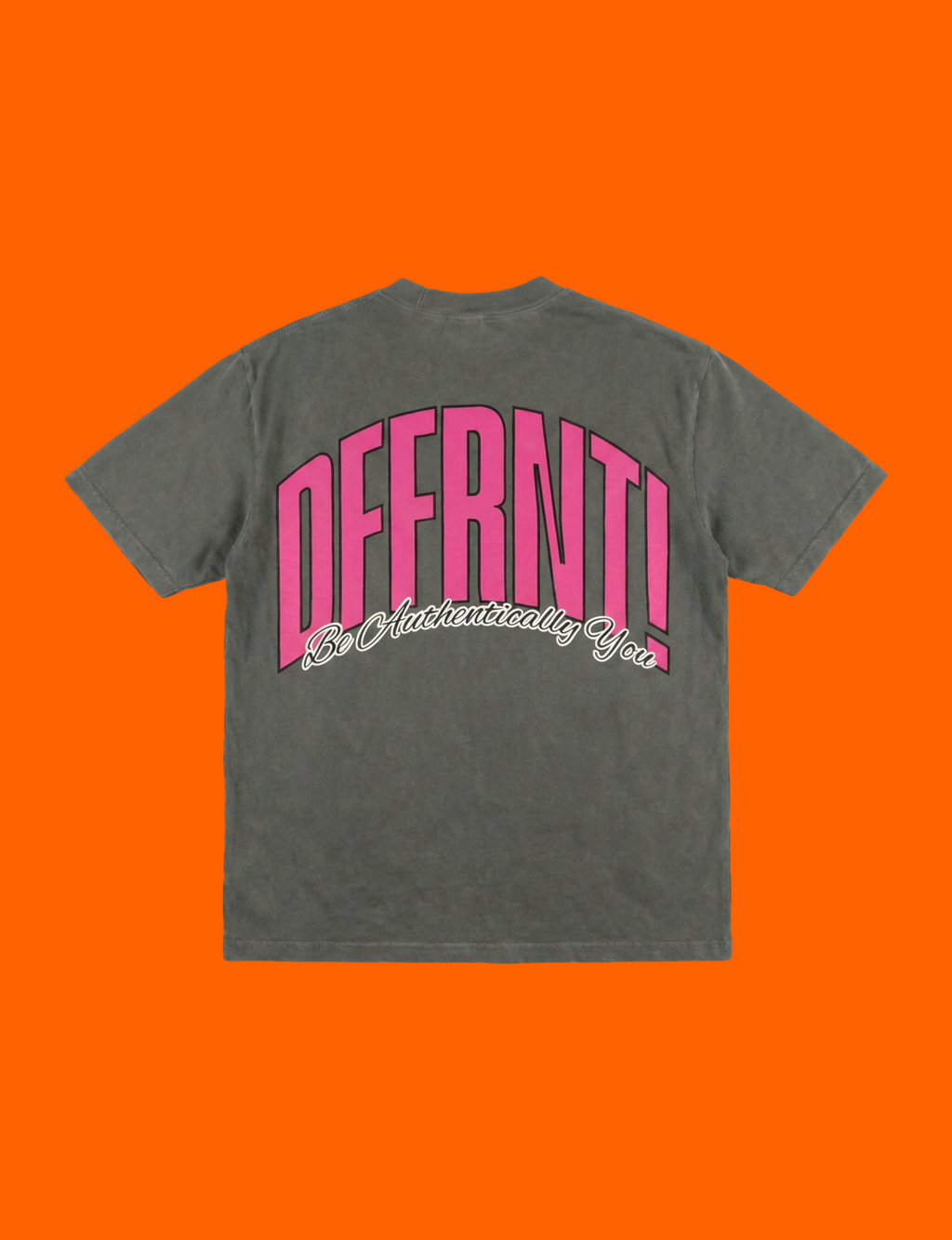 The DFFRNT! Statement Heavyweight T-Shirt (Hot Pink)