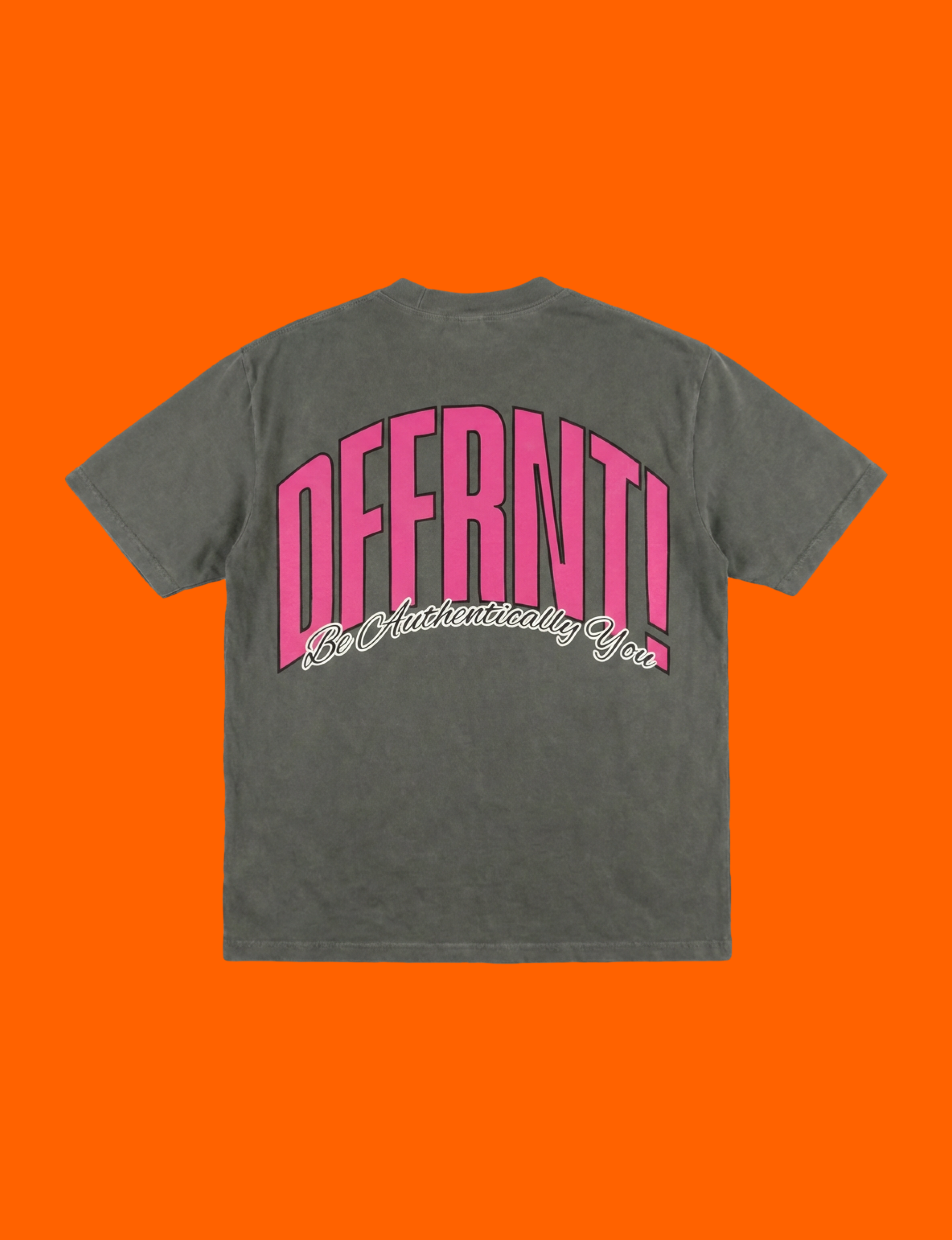 The DFFRNT! Statement Heavyweight T-Shirt (Hot Pink)