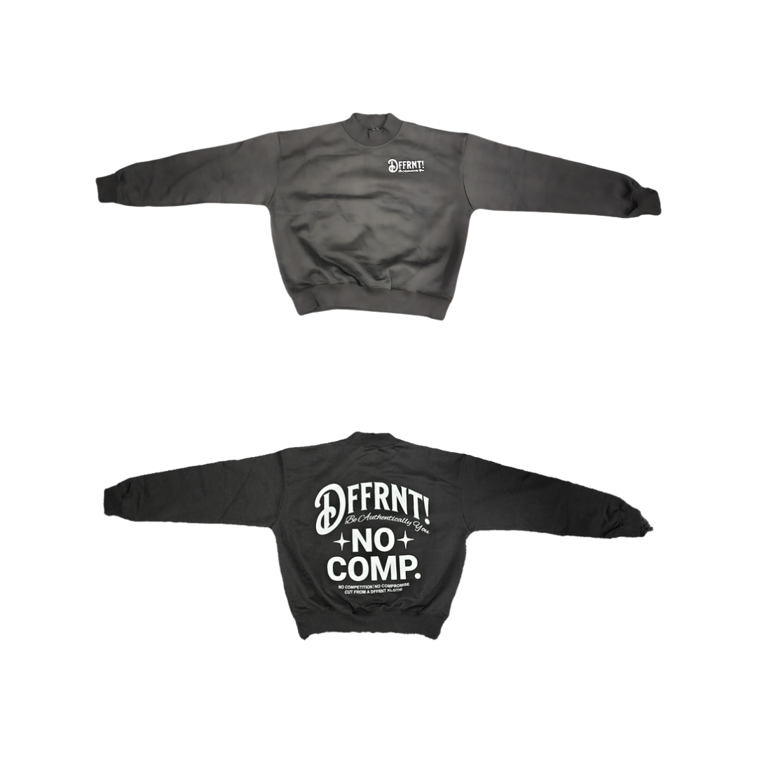 NO COMP. BLACK CREWNECK