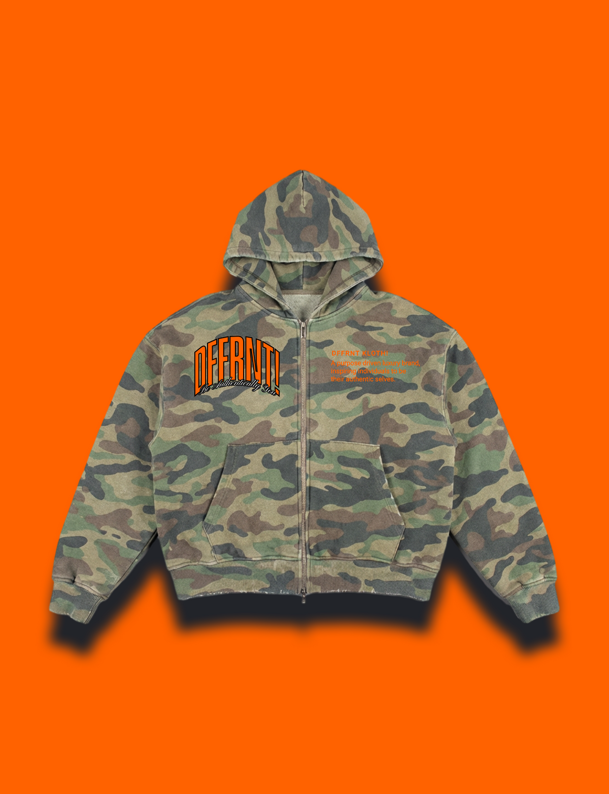 THE STANDARD 400 HOODIE — CAMO ORANGE