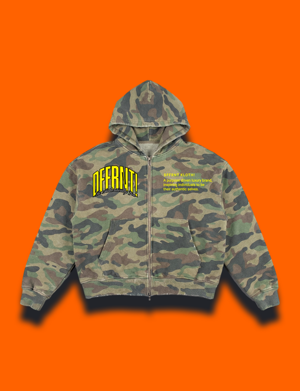 THE STANDARD 400 HOODIE — CAMO YELLOW