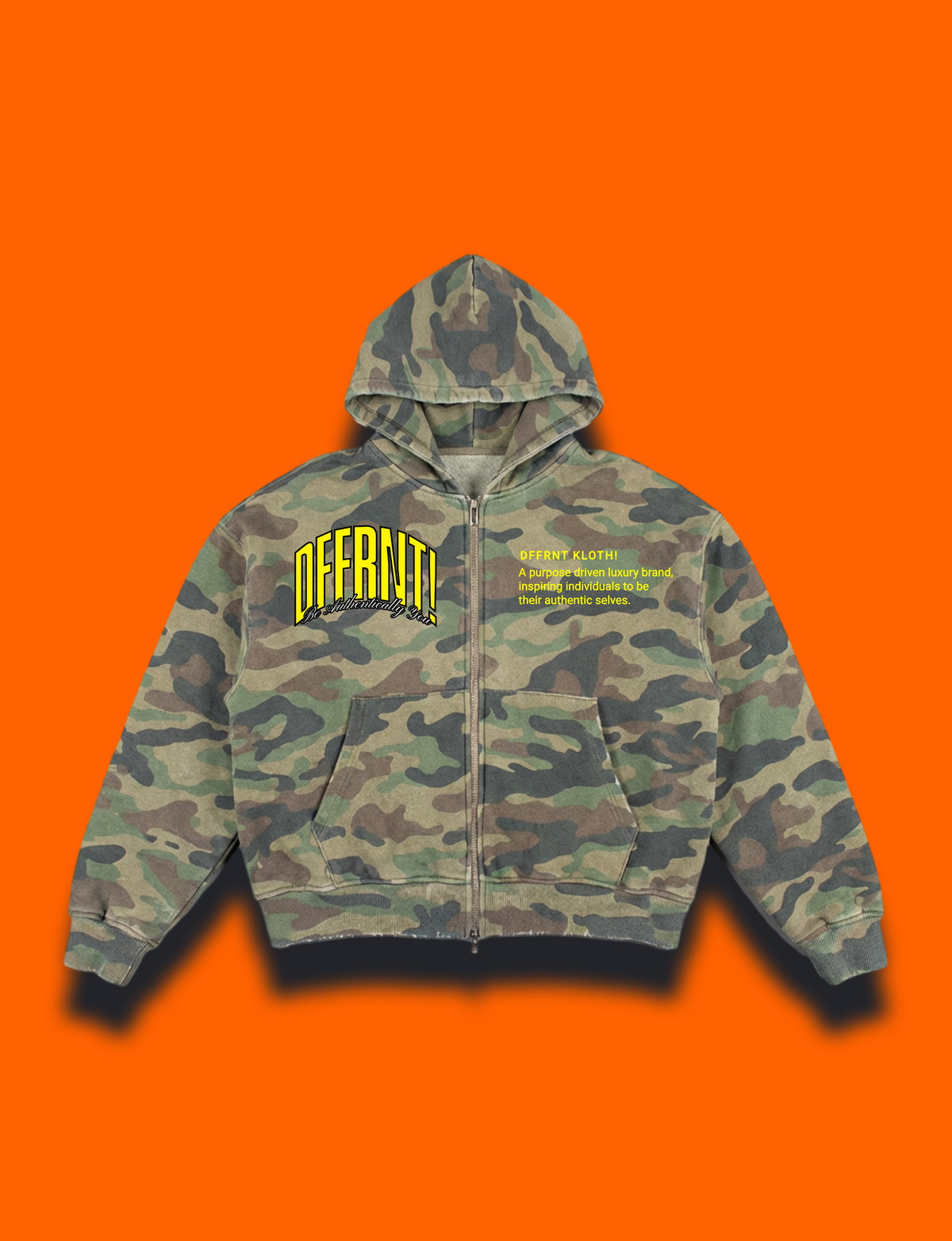 THE STANDARD 400 HOODIE — CAMO YELLOW