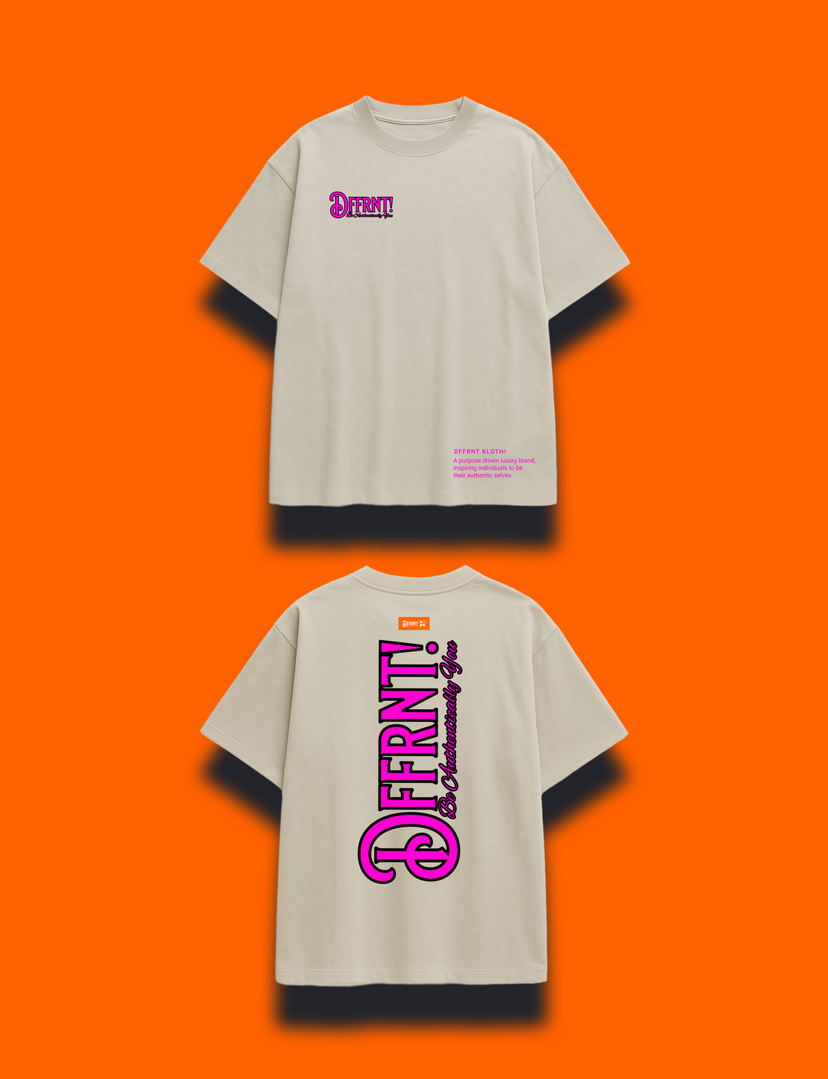 THE STANDARD 300 TEE — VERTICAL PINK