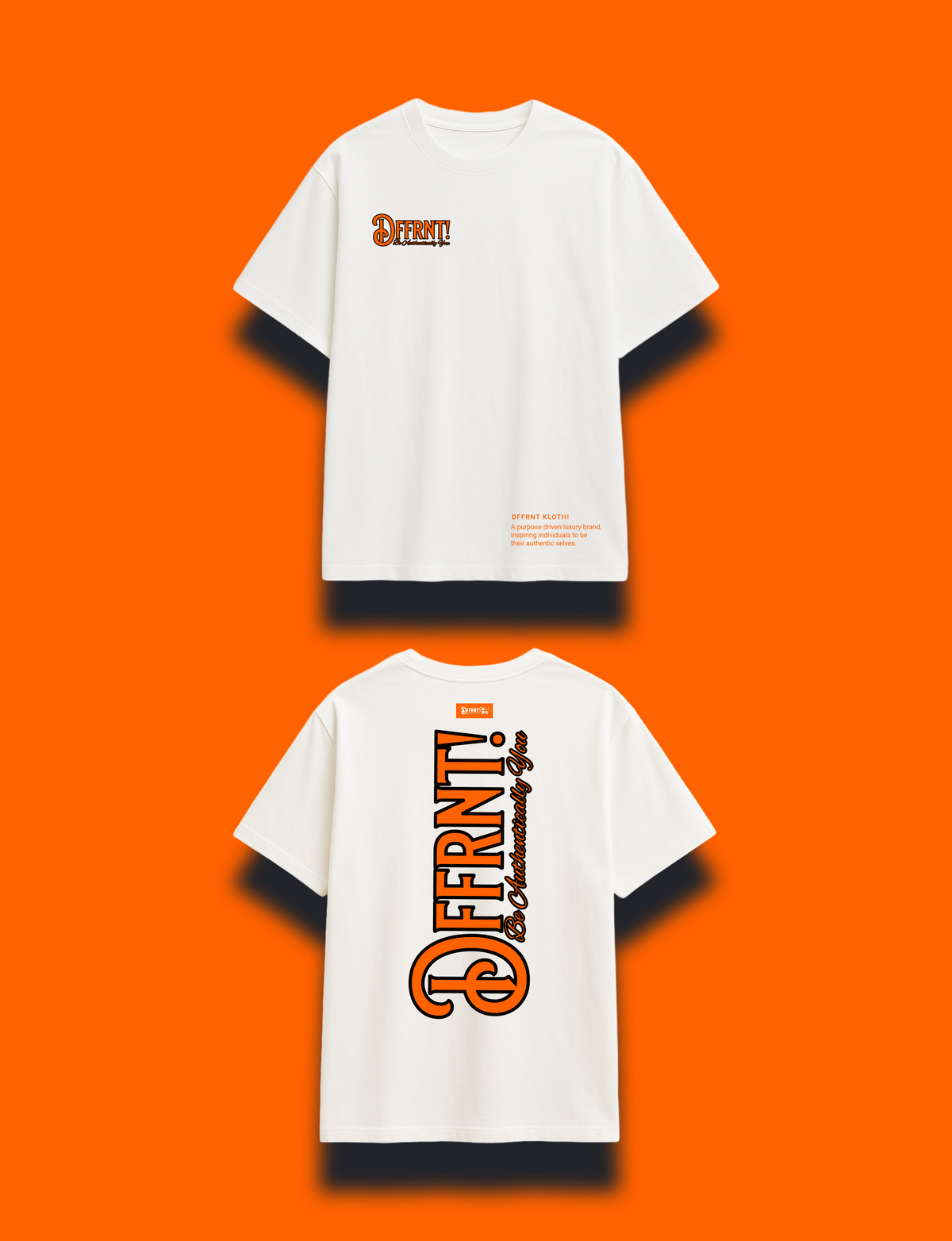 THE STANDARD 300 TEE — VERTICAL ORANGE