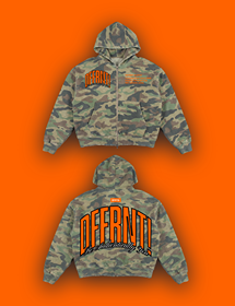 THE STANDARD 400 HOODIE — CAMO ORANGE