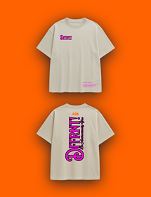 THE STANDARD 300 TEE — VERTICAL PINK