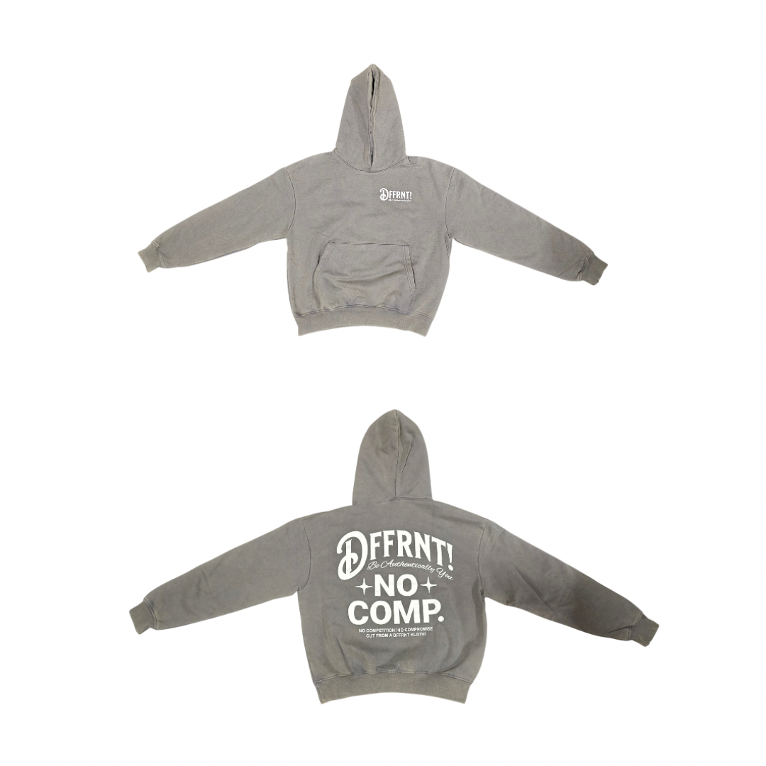 (STONEY GRAY) NO COMP. PREMIUM HOODIE